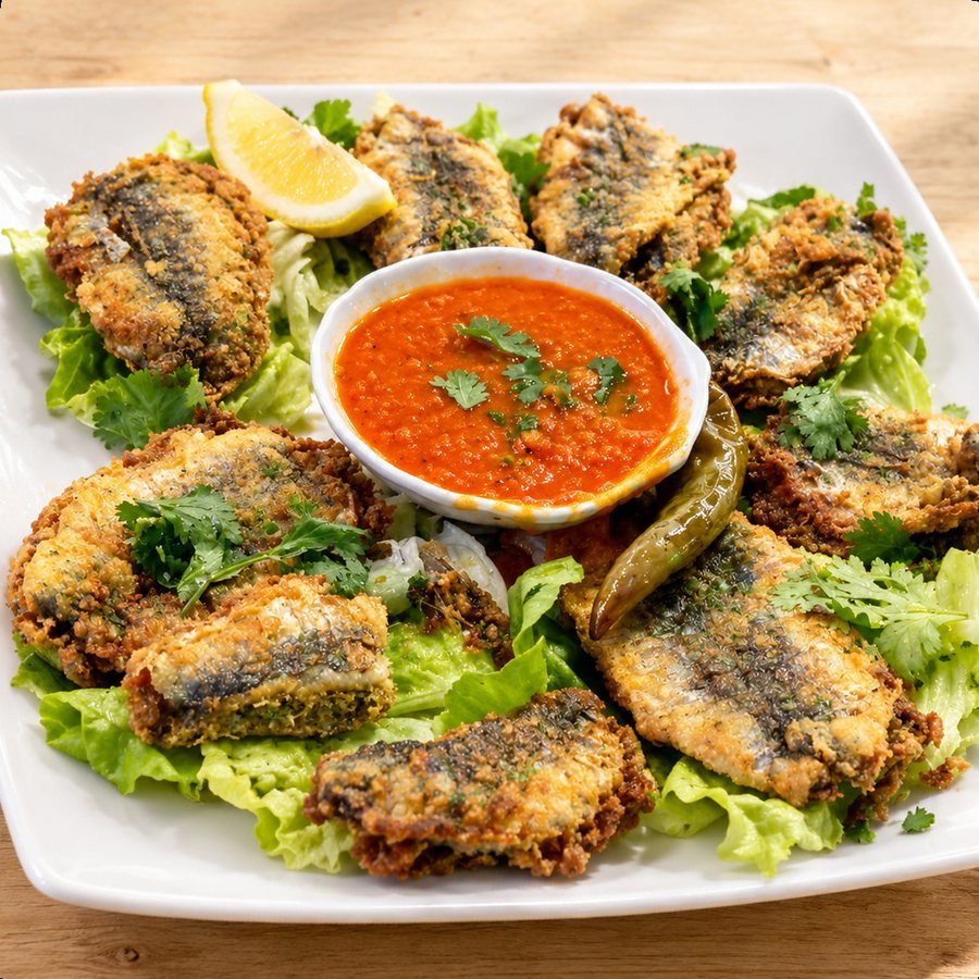 Sardinas rebozadas